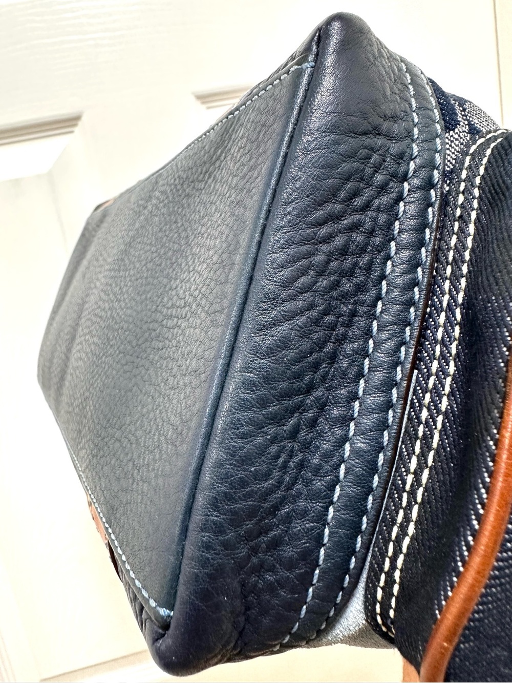 Coach Legacy Mosaic Denim Patchwork Tote Vintage Y2K - Picture 13 of 14